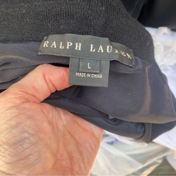 Ralph Lauren black label cashmere maxi skirt size large - Picture 7 of 8